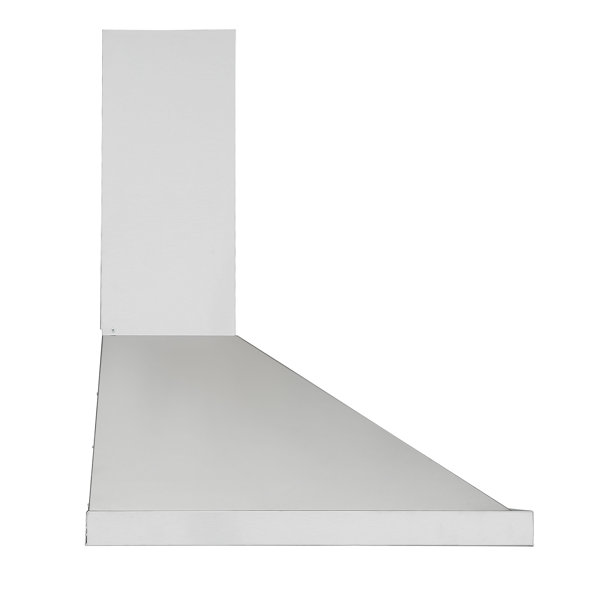 Ancona 30" Convertible WallMounted Pyramid Range Hood in Stainless